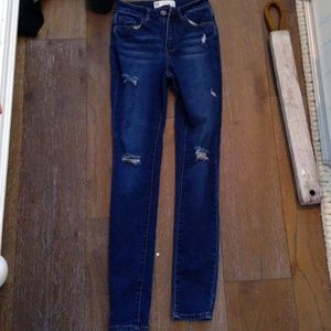 RSQ high rise dark jeans